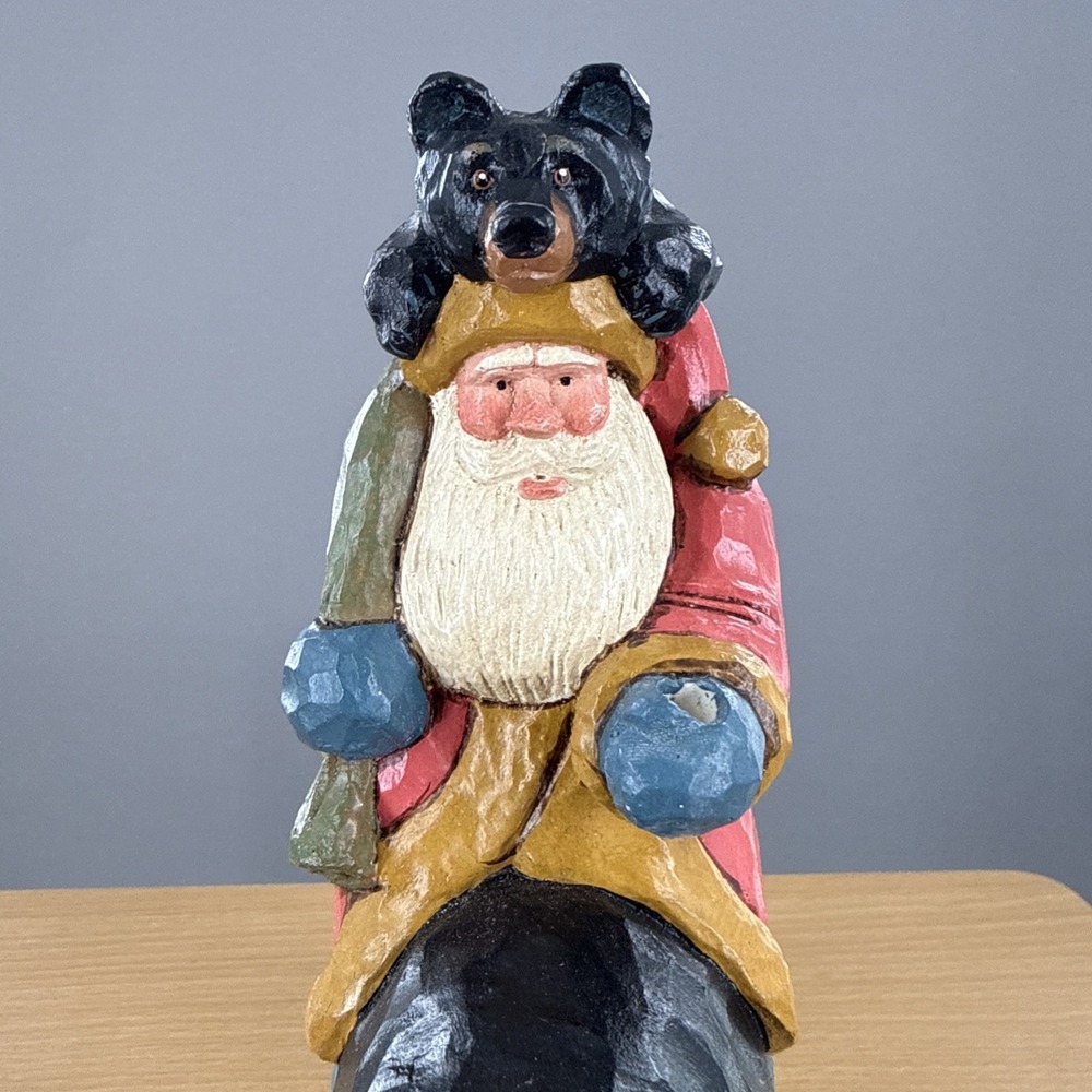 House Hatten Santa Riding Bear Figurine 561/5000 Christmas Holiday Decor‎ 1996 - Picture 5 of 8